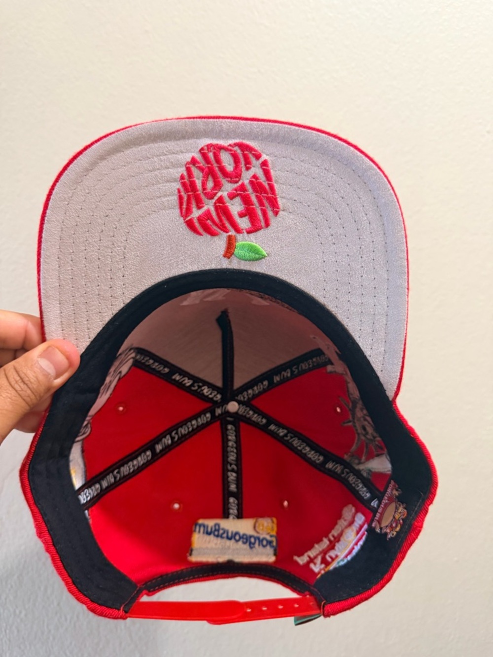 Custom Yankees snapback with Rhinestone - Picture 4 of 5